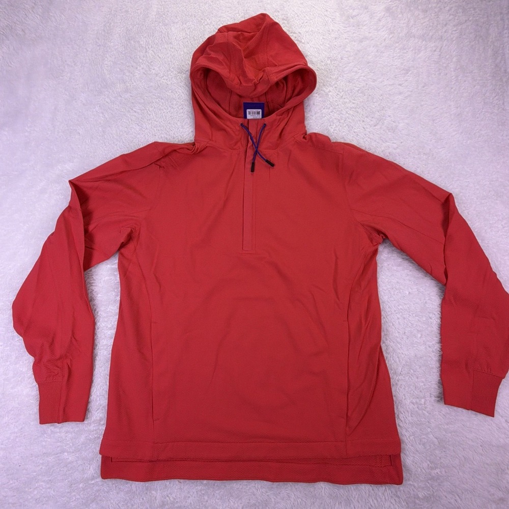 NEW B Draddy Sport Golf 'Cool Hoodie' 1/4 Zip Mens M, Red - NWT